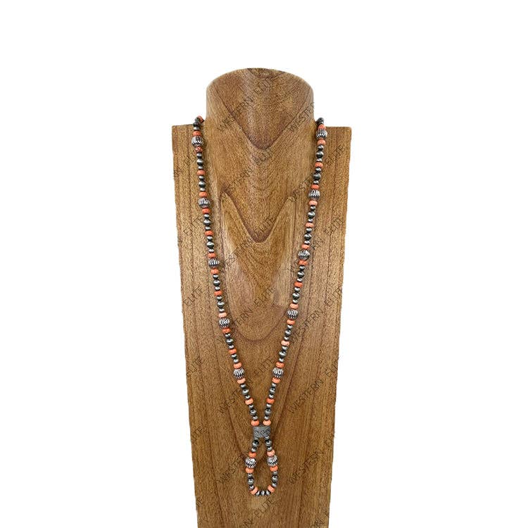 40'' Howdy Honey Faux Bead Jacla Necklace