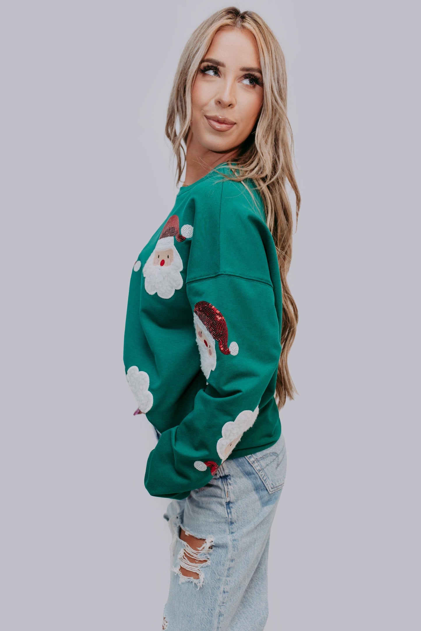 Santa Baby Sequin Sweatshirt