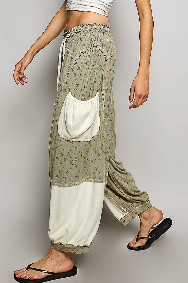 Floral Love in Sage Pants