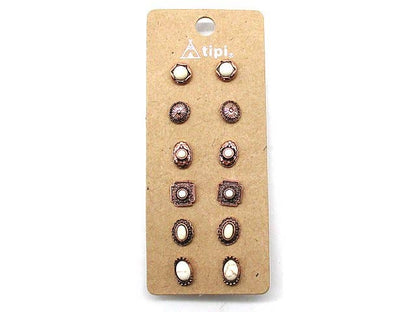 6 Pc. Western Earring Sets