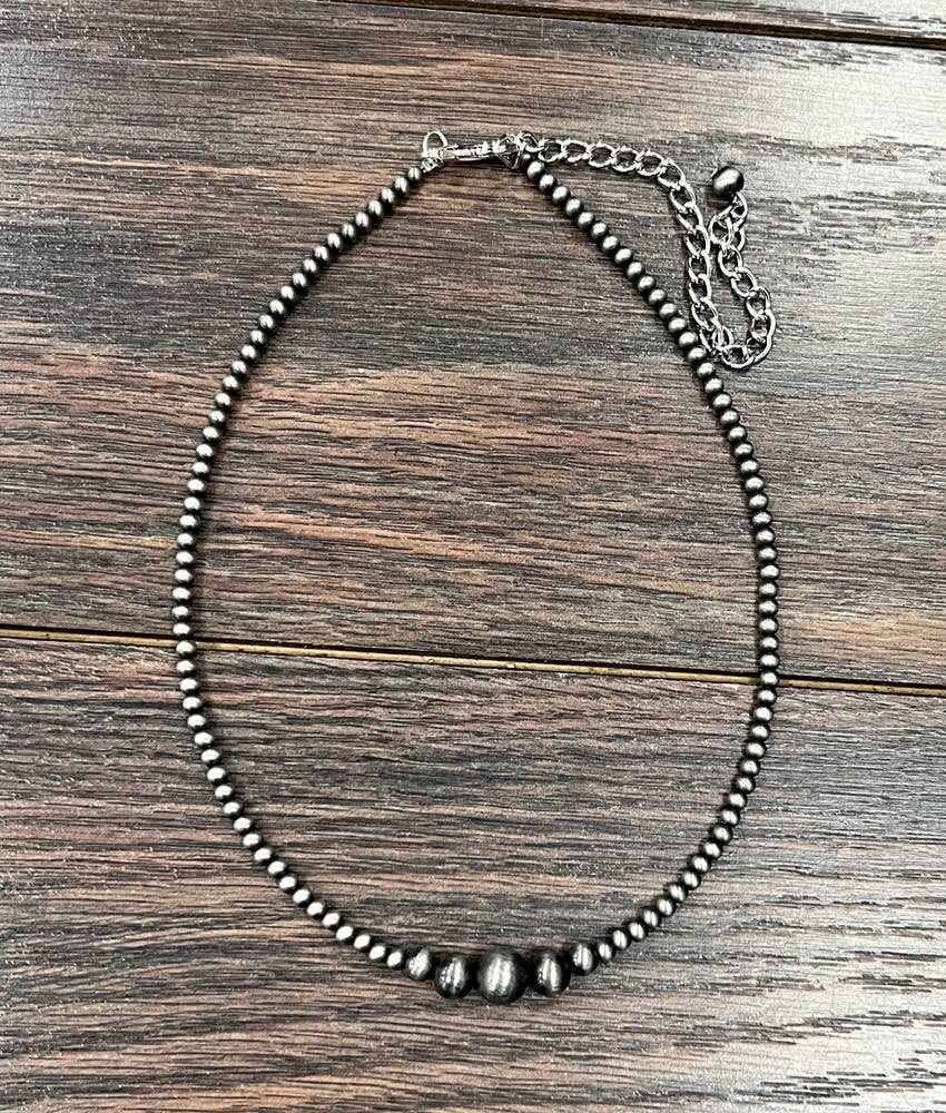 1 Set Western Pearl Bead Necklace