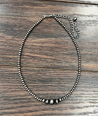 1 Set Western Pearl Bead Necklace