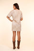 Adventuresome Beige Tie Dye T-Shirt Dress - Roaming Gypsy Boutique