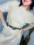 Adventuresome Beige Tie Dye T-Shirt Dress - Roaming Gypsy Boutique