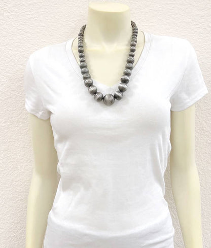 Alpha XL Navajo Bead Necklace - Roaming Gypsy Boutique