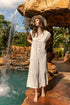 Annie Wear Button Detail Wide Leg Jumpsuit with Pockets - Roaming Gypsy Boutique