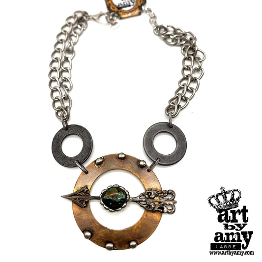 Arrow XL Brooklyn Necklace - Roaming Gypsy Boutique