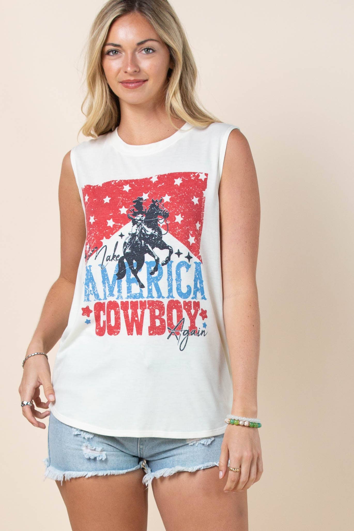 Make America Cowboy Tank Top