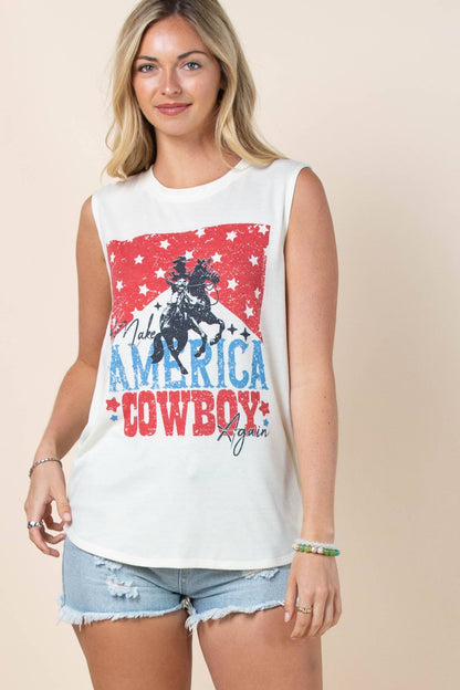 Make America Cowboy Tank Top