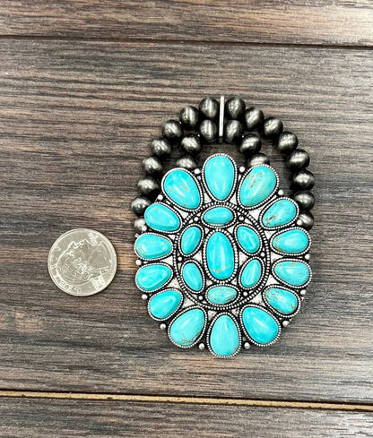 Wyoming Turquoise Stretch Bracelet