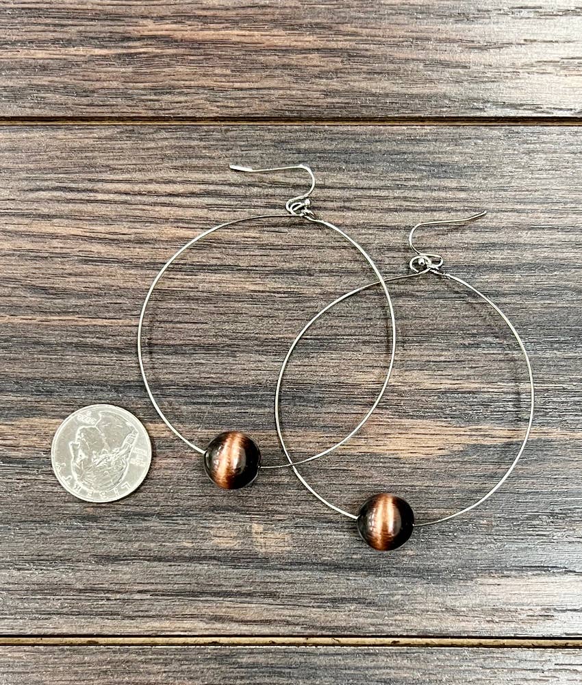 The Betty Bead Hoop Earrings