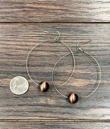 The Betty Bead Hoop Earrings