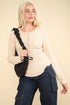 Baby Waffle Henley Top - Roaming Gypsy Boutique