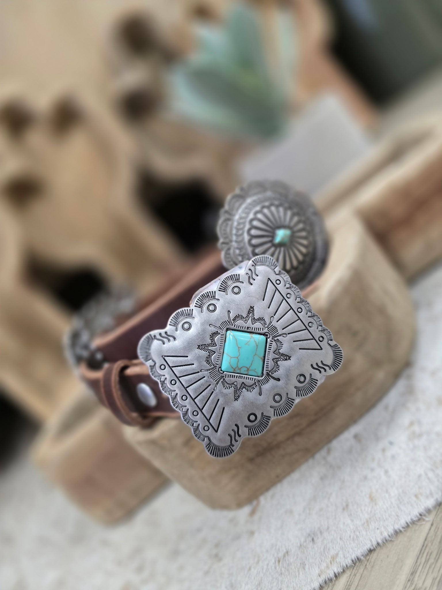 Bandit Concho Belt - Roaming Gypsy Boutique