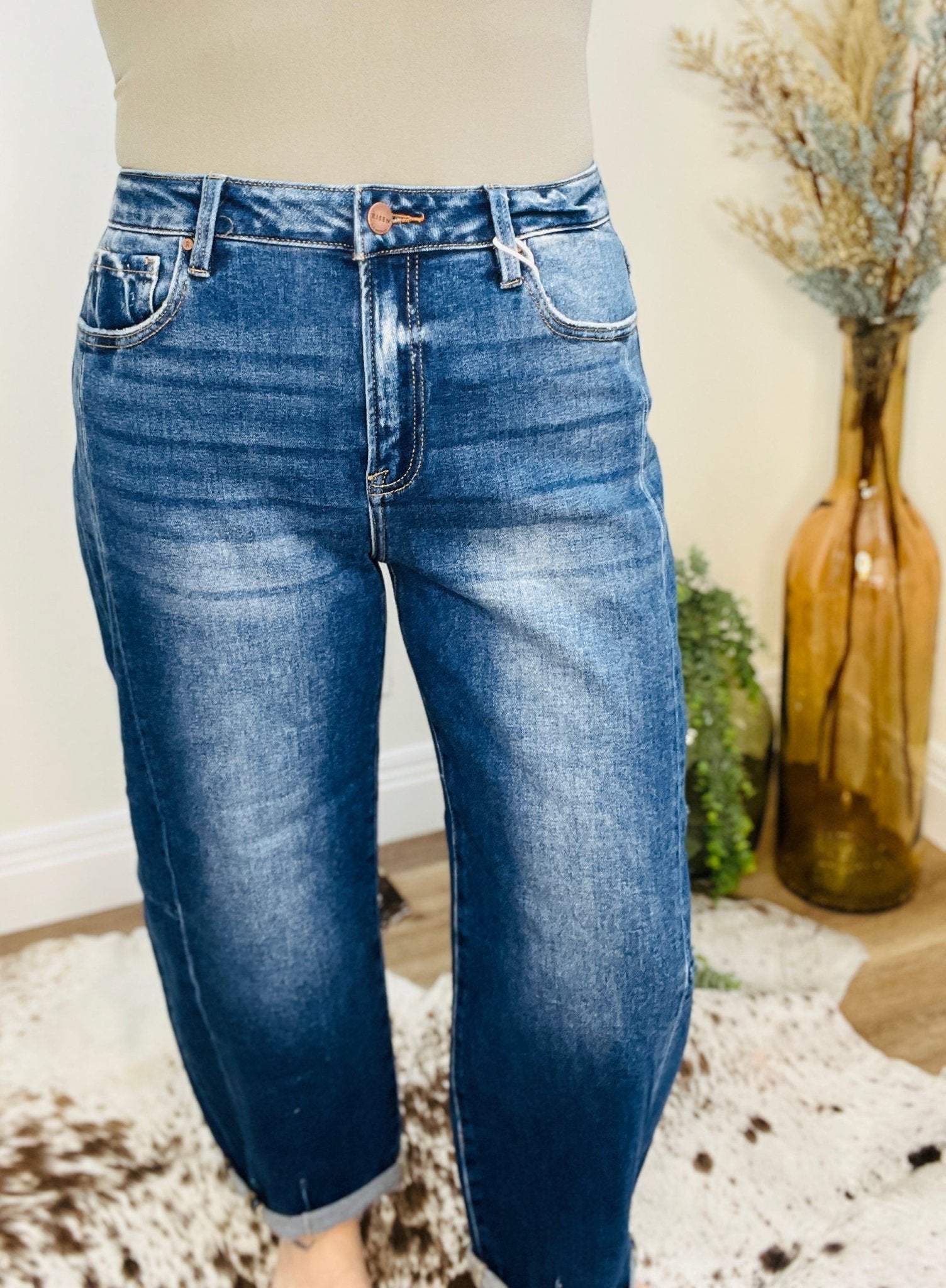 Barrel Bash Risen Jean - Roaming Gypsy Boutique