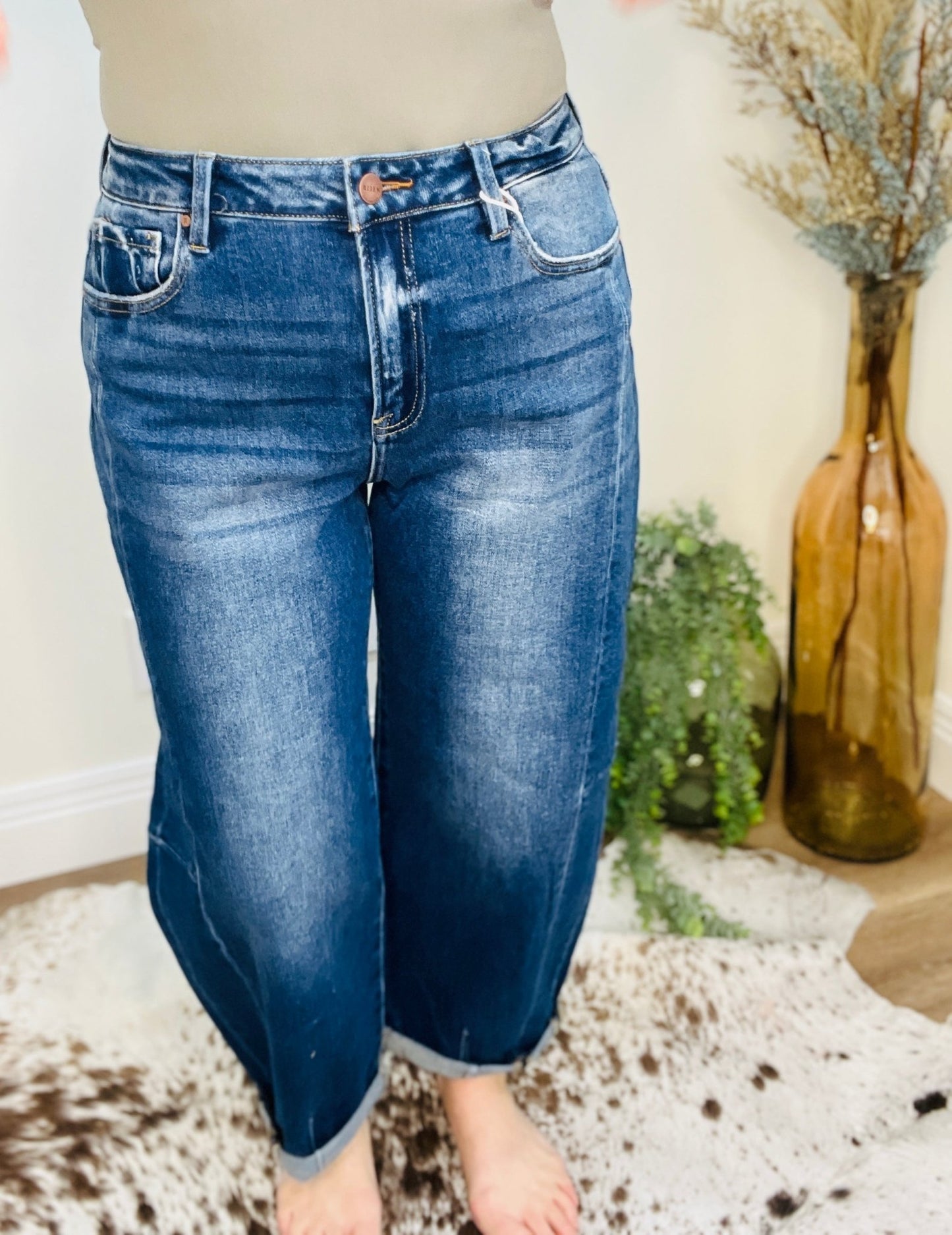Barrel Bash Risen Jean - Roaming Gypsy Boutique