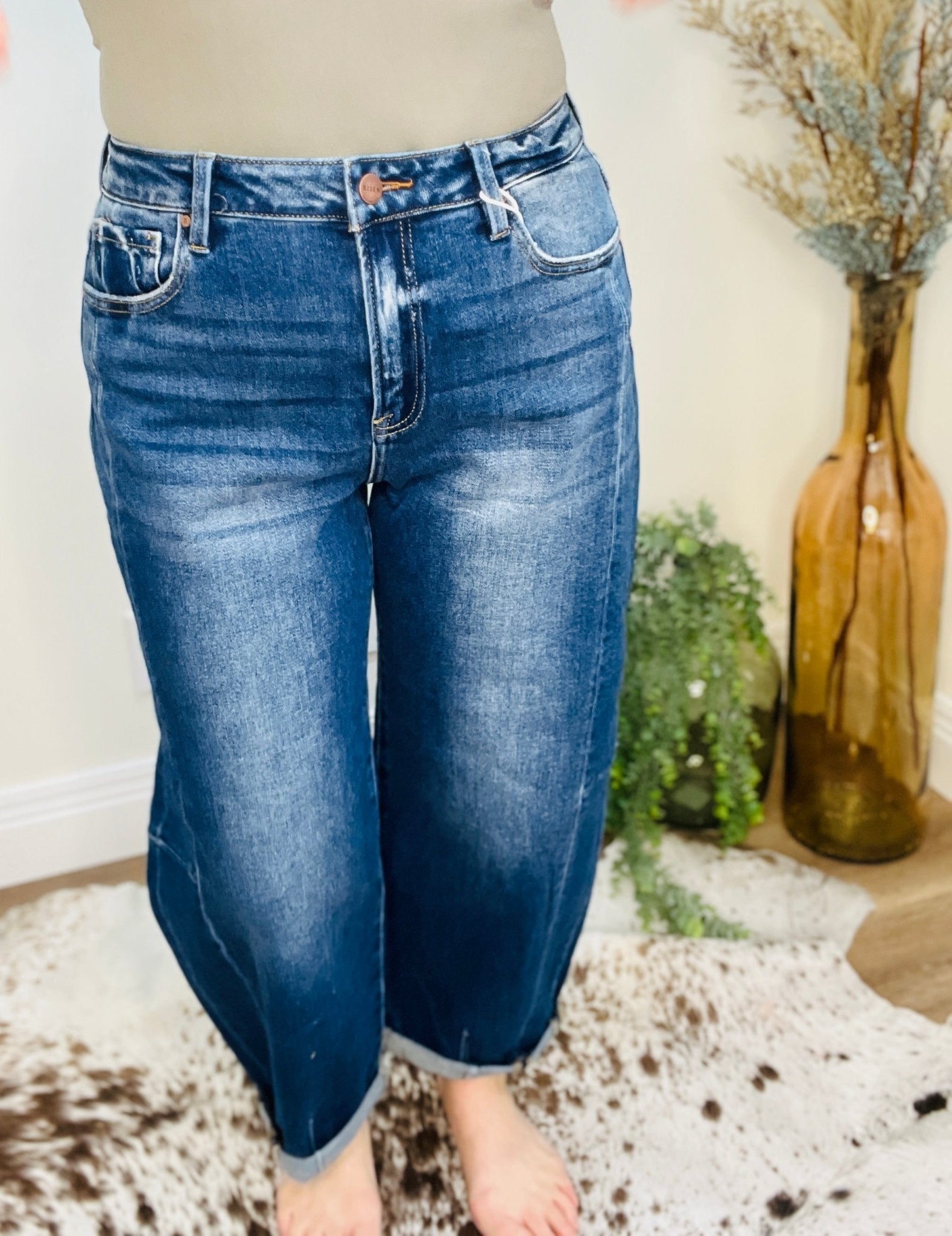 Barrel Bash Risen Jean - Roaming Gypsy Boutique
