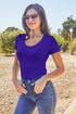 Basic Bae Full Size Round Neck Short Sleeve Bodysuit - Roaming Gypsy Boutique