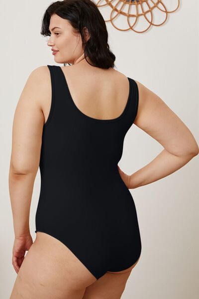 Basic Bae Full Size Square Neck Sleeveless Bodysuit - Roaming Gypsy Boutique