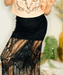 Black & Bold Senora Lace Skirt - Roaming Gypsy Boutique