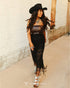 Black & Bold Senora Lace Skirt - Roaming Gypsy Boutique