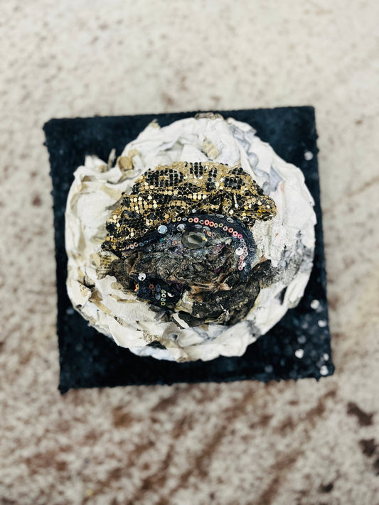 Black & White Tie Affair Boujee Flower - Roaming Gypsy Boutique