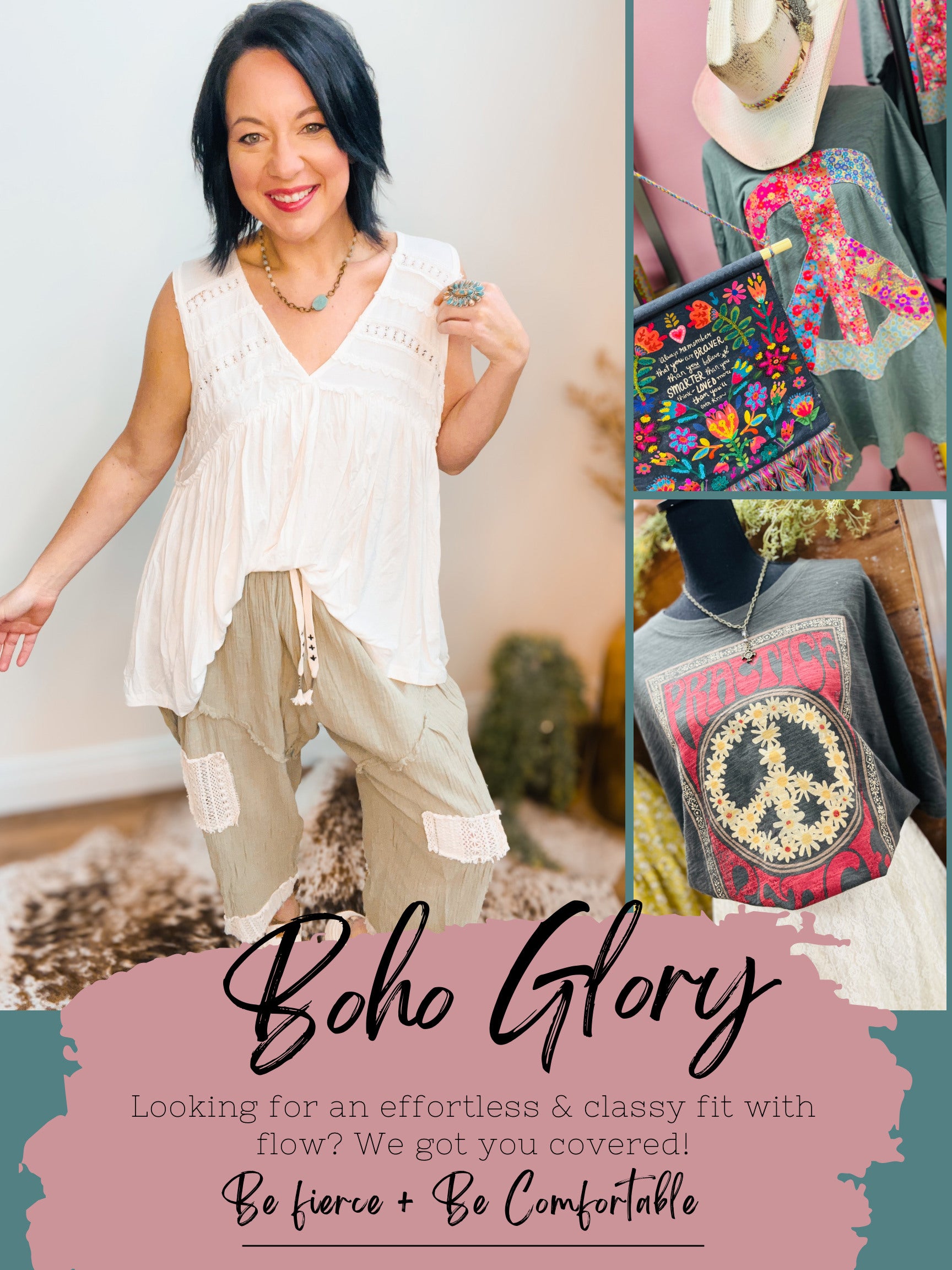 POL womens boho peace clothing