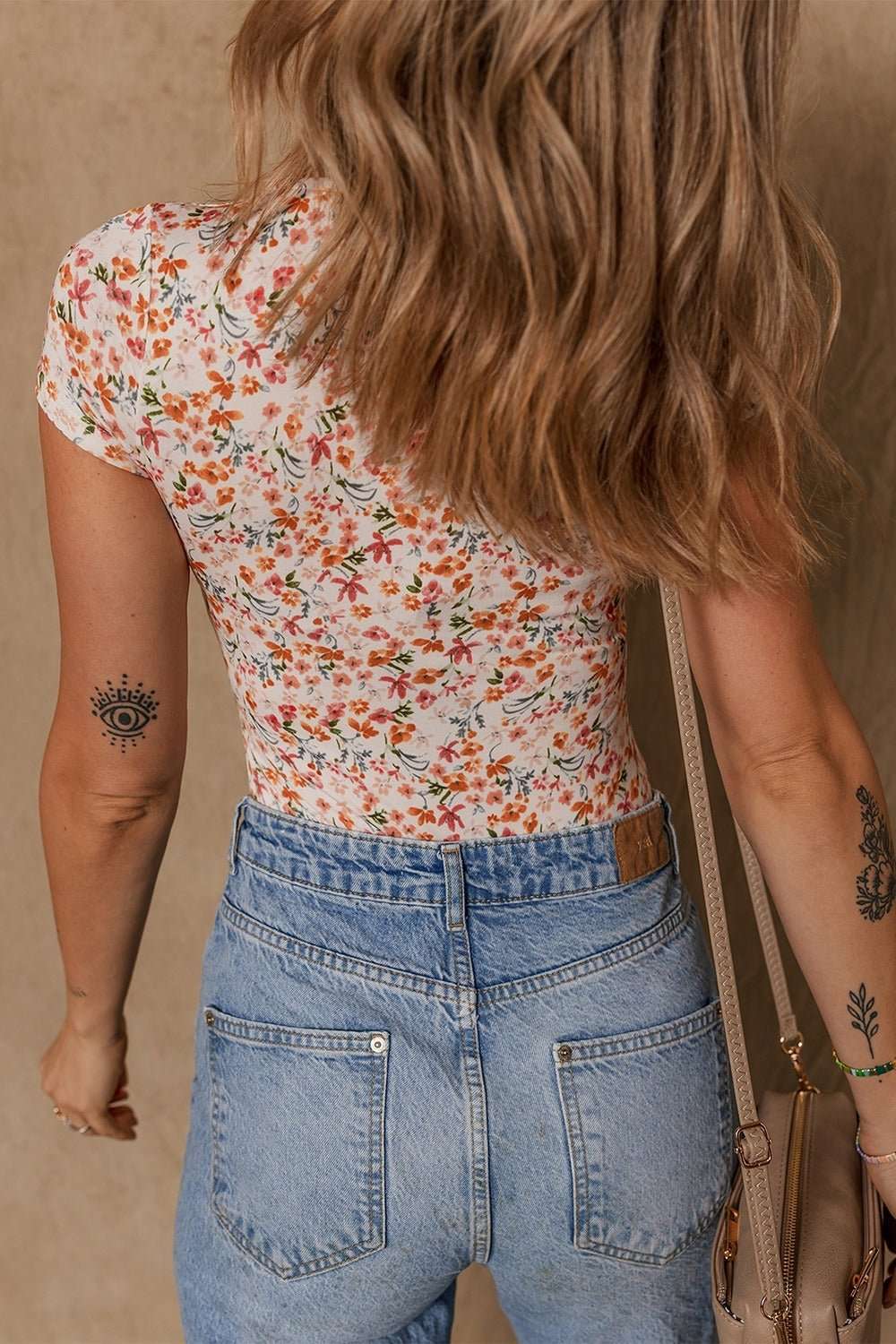 Boho Queen Floral Bodysuit - Roaming Gypsy Boutique