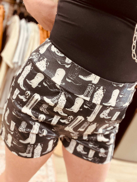 Boot Scootin Shorts - Roaming Gypsy Boutique