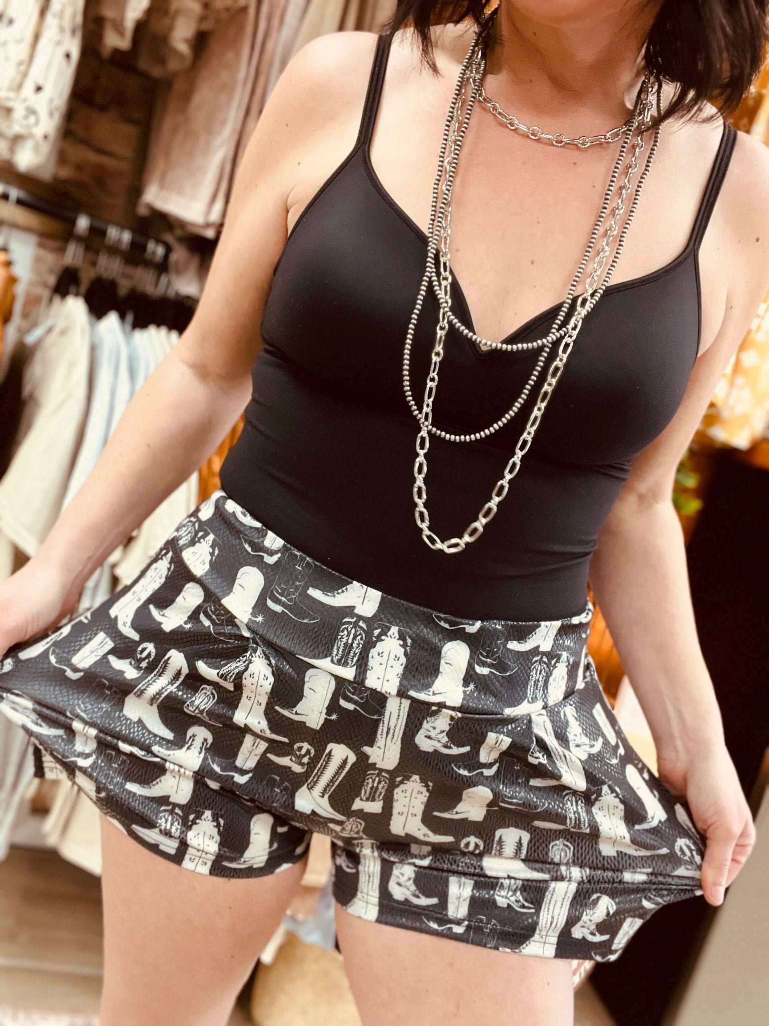 Boot Scootin Shorts - Roaming Gypsy Boutique