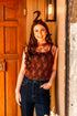 Spicy Sleeveless Lace Top