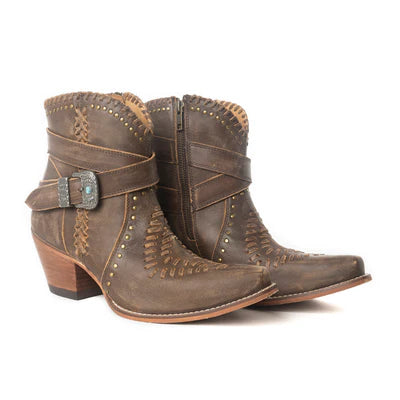 Westros Leather Bootie