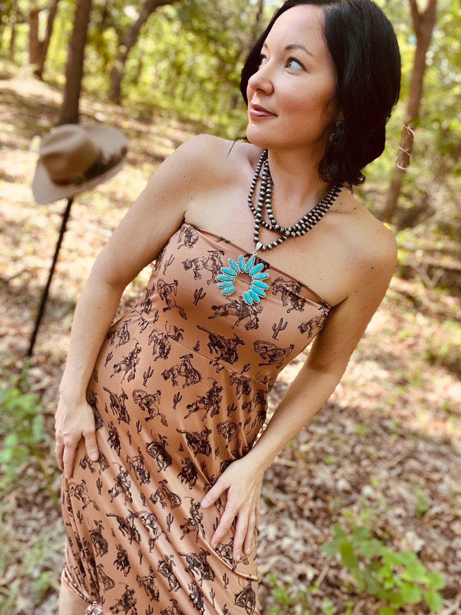 Buckin Wild Maxi Skirt - Roaming Gypsy Boutique