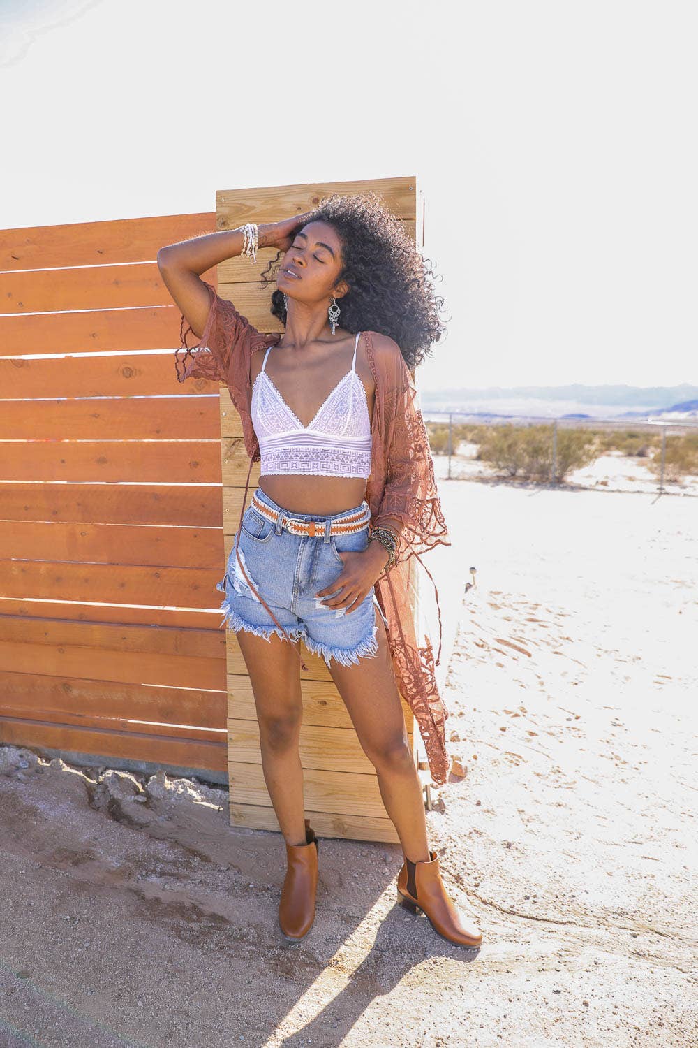 Butterfly Lace Kimono - Roaming Gypsy Boutique