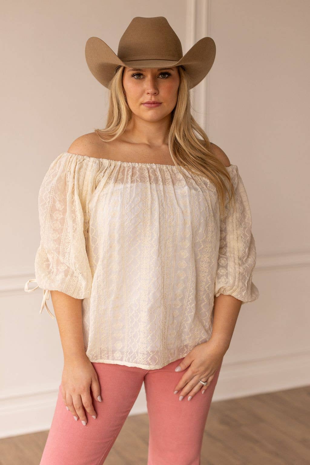 Curvy White Sands Top