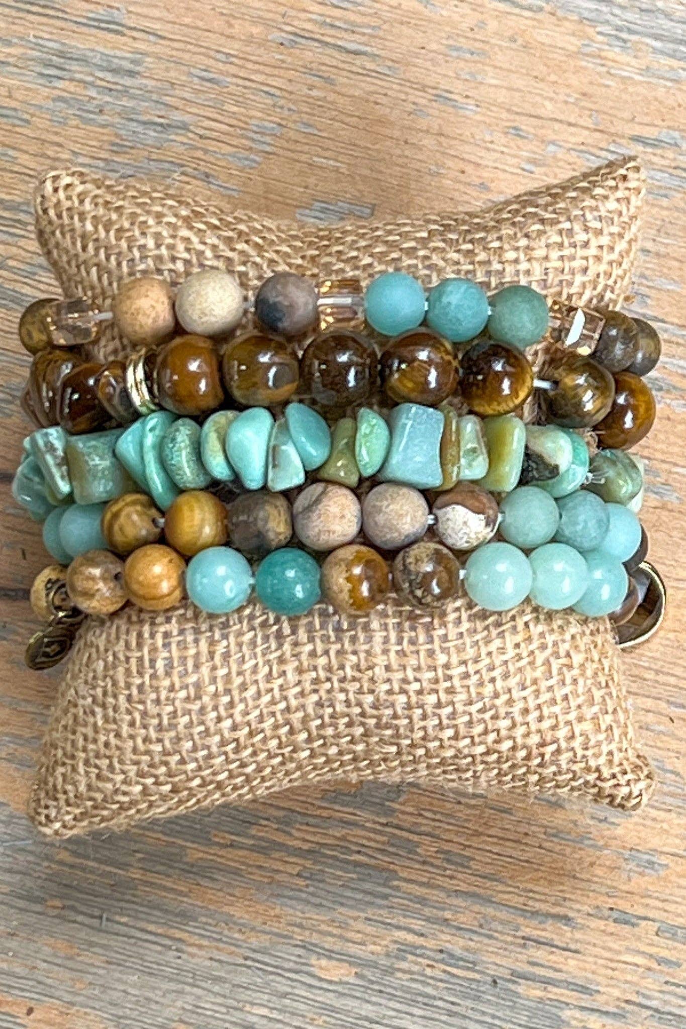 Izzy Natural Stone Bracelet Set