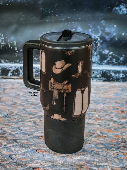 Western Prep Flip 40oz Tumbler