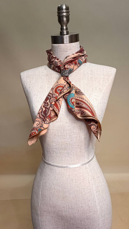 Paisley Print Wild Rag 28x28