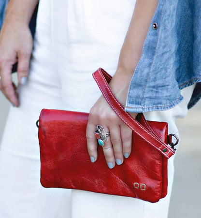 Cadence Bag in Red Rustic