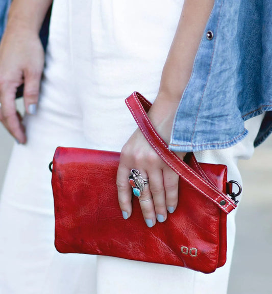 Cadence Bag in Red Rustic