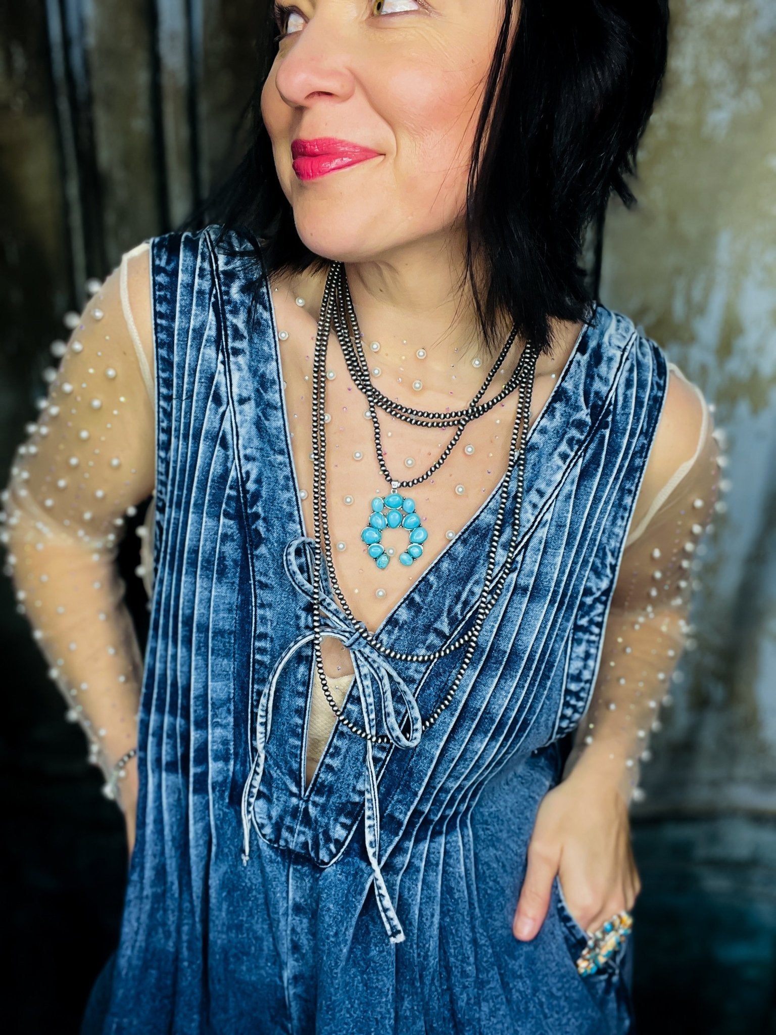 Canyon Blue Overalls - Roaming Gypsy Boutique