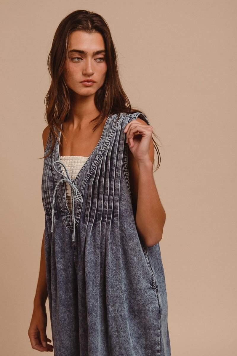 Canyon Blue Overalls - Roaming Gypsy Boutique