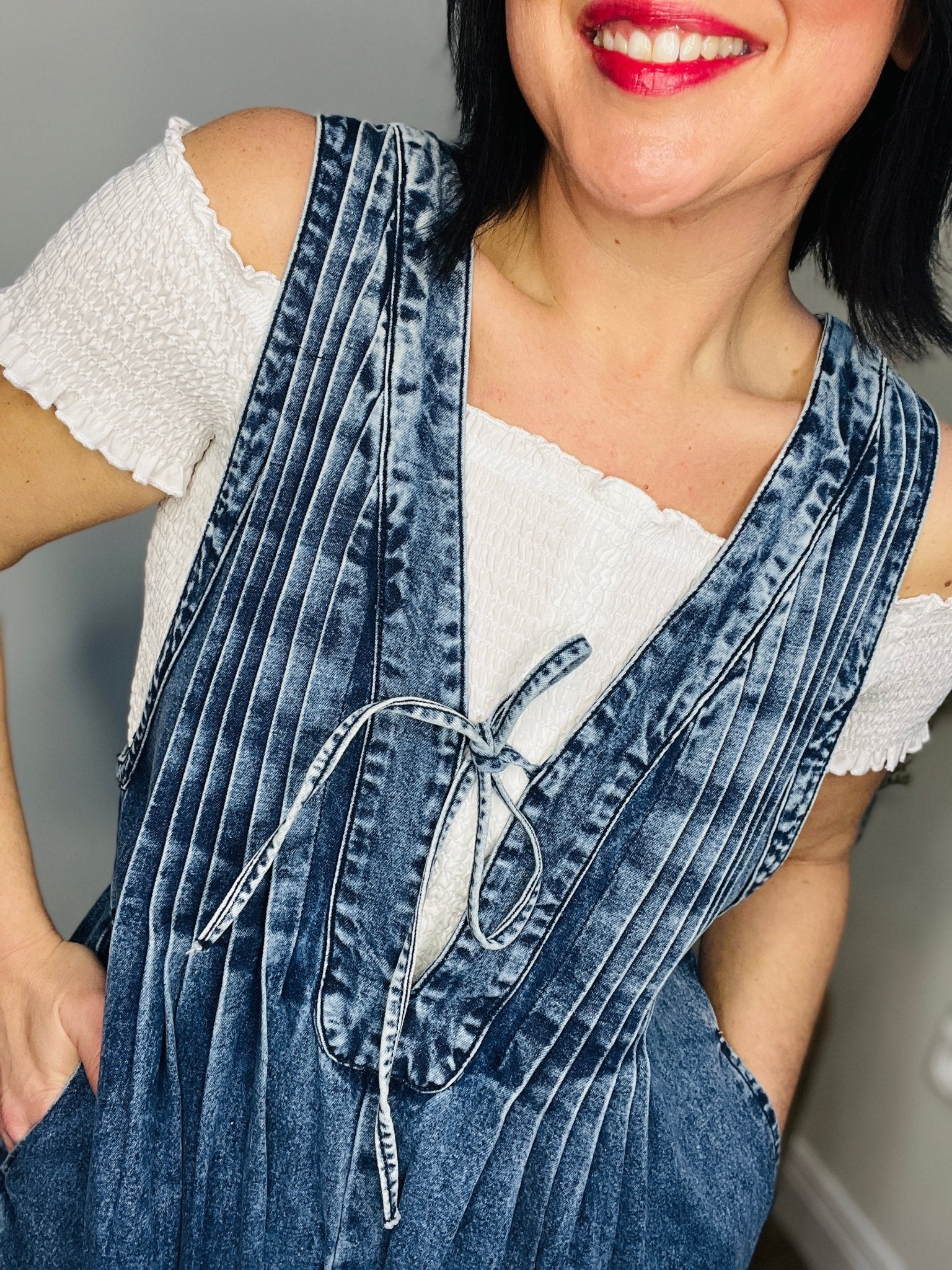 Canyon Blue Overalls - Roaming Gypsy Boutique