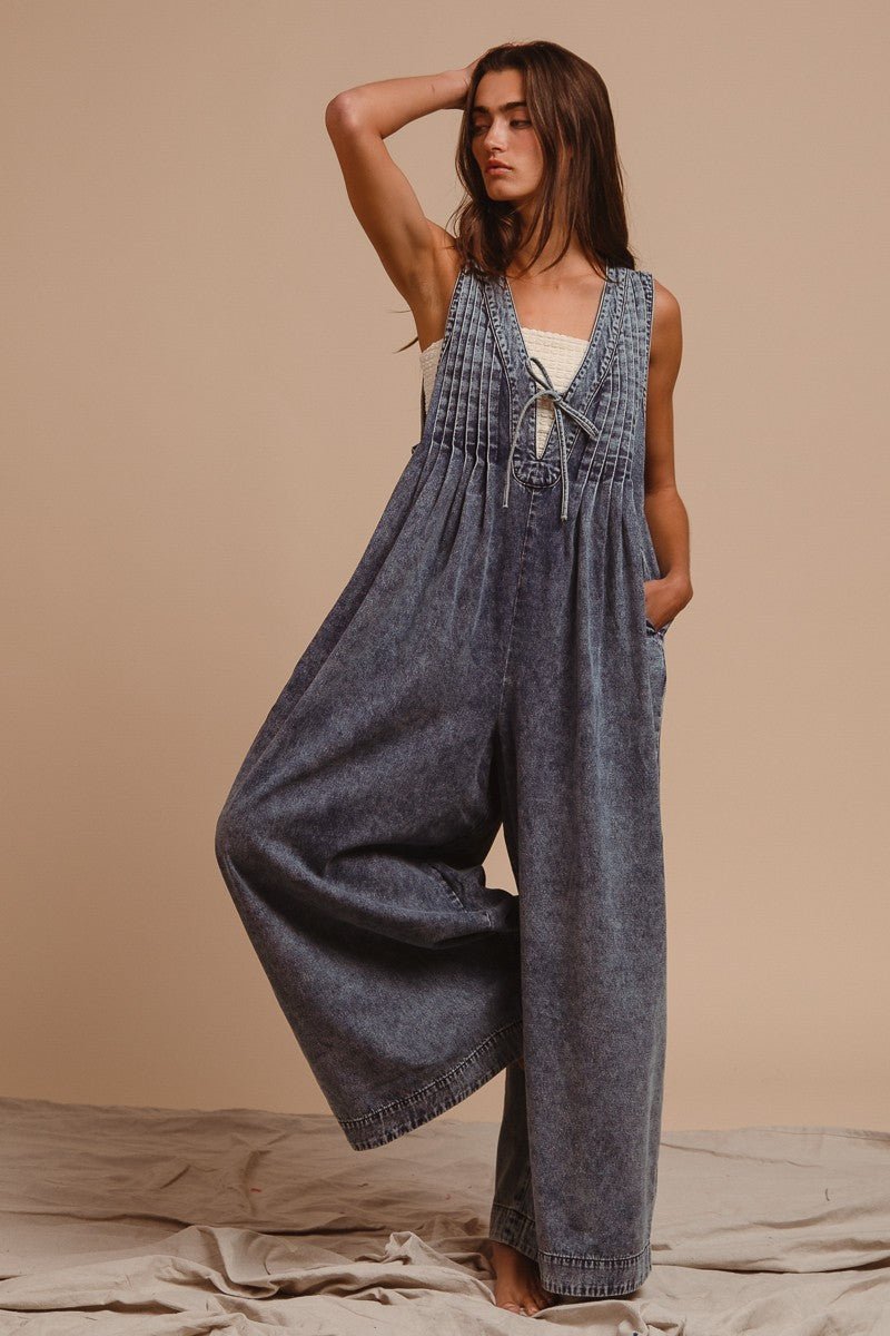 Canyon Blue Overalls - Roaming Gypsy Boutique