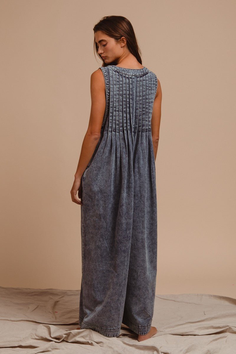 Canyon Blue Overalls - Roaming Gypsy Boutique