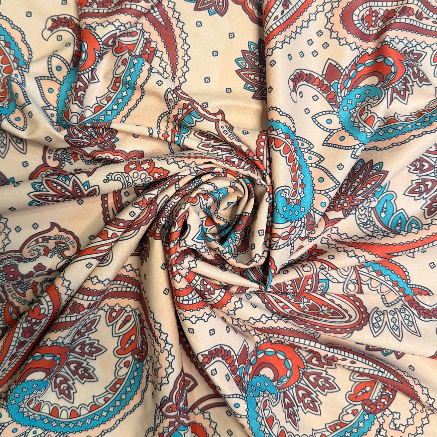 Paisley Print Wild Rag 28x28