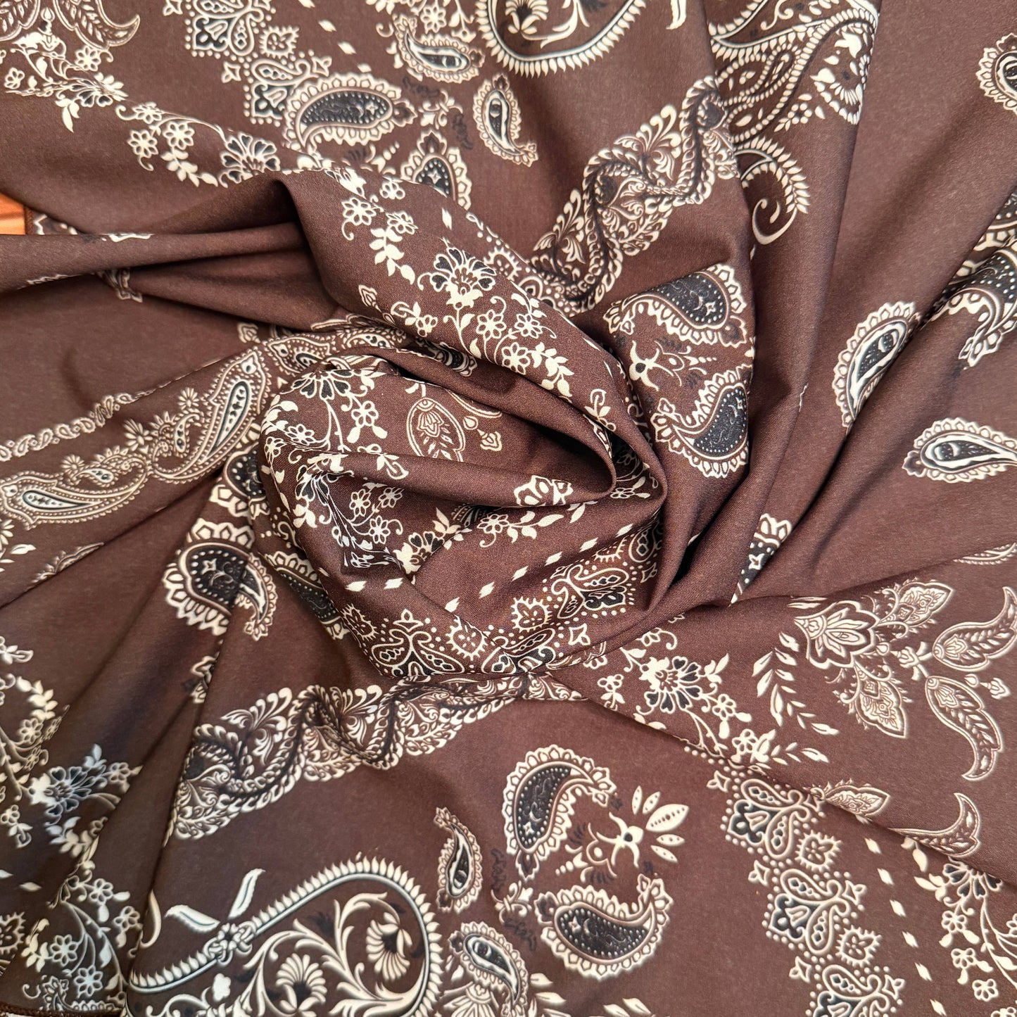 Wild Side Brown Wild Rag 28x28