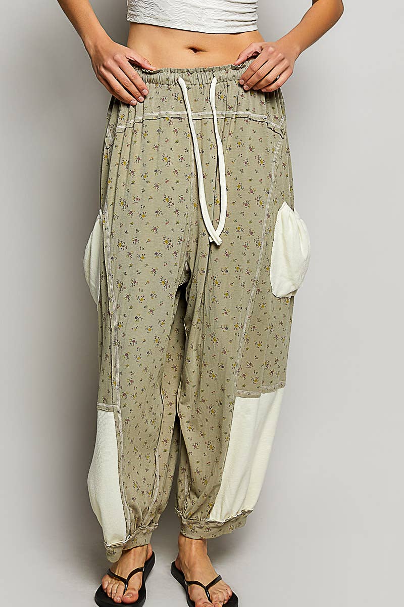 Floral Love in Sage Pants