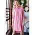 Chambray Fray Button Dress - Roaming Gypsy Boutique
