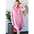 Chambray Fray Button Dress - Roaming Gypsy Boutique